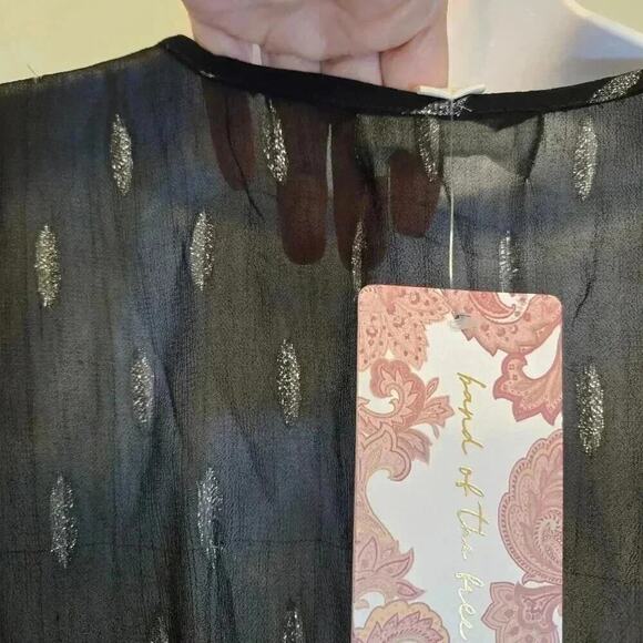 Band Of Gypsies Band of the Free Evette Mini Dress Bell sleeve Whimsigoth - Picture 5 of 12